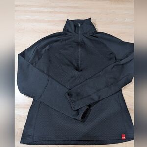 North Face black 1/4 zip jacket size M women's